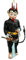 SIKORA Teufel Krampus besondere Weihnachtskugel Glas Christbaumschmuck Deko Figur Weihnachten Anhänger Ornament - Meisterstücke - BS715, Variante:schwarz