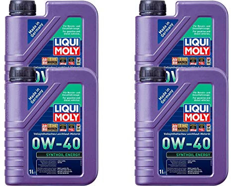 ILODA 4X Original Liqui Moly 1L Synthoil Energy 0W-40 Motoröl Motorenöl Motoroil 1360