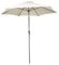 Garden Mile Sombrilla inclinable de color crema de 2 m, fácil manivela, fácil de montar, sombrilla para patio y jardín, perfecta para jardín y terraza, Sombrilla color crema, 2m Cream Tilting Parasol