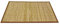 THE SECRET HOME - Alfombra Bambú - 80x110cm - Antideslizante y Resistente - Decoración del Hogar - Ideal para Salón, Comedor o Recibidor - Color Natural Claro