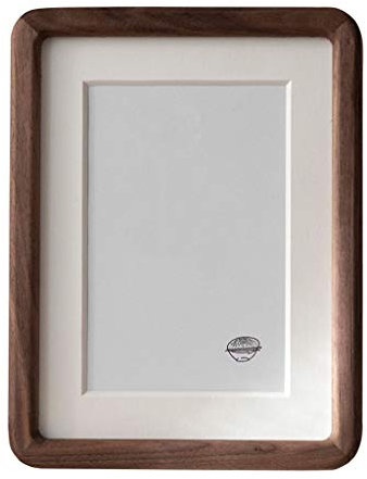 Rustikaler Bilderrahmen Dunkle Walnussholz Table Top Frame Rustic Art Bilderrahmen for vertikale oder horizontale Tisch Stehen 4 × 6, Brown Kreativer einfacher fotorahmen (Size : 8×10)