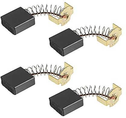 ECSiNG 2 Pairs of Carbon Brushes 1619P04451 17x17x7mm Compatible with GCM 10 Slide Mitre Saw GCO 14-1 Cutoff Saw GCM 10 Slide Mitre Saw Power Tool Repalcement Parts
