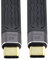 chenyang Cable de datos USB-C tipo C macho a macho USB4 de 40 Gbps, 100 W, 8 K, plano, delgado, FPC, para laptop y teléfono, 13 cm
