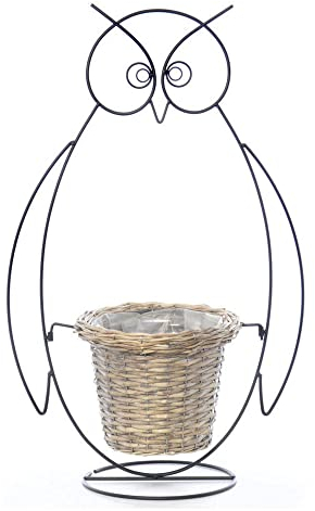 Cache Pot Chouette - Métal - 75 cm