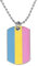 Sinwinkori Pansexual Pride Dog Tag Anhänger Halskette