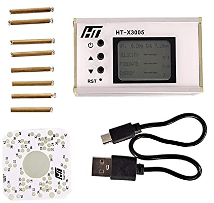 HT-X3005 Geschwindigkeit Messer Messung Ballgeschwindigkeitsenergie Chronographen Geschwindigkeitstester mit Hintergrundbeleuchtung LCD