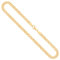 EDELIND 375 Gold Kette Herren Damen 3.9 mm, Zwillingspanzerkette Gelbgold Länge 70 cm, Goldkette Halskette Echtgold Gewicht ca. 5.5 g. Made in Germany