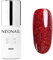NÉONAIL UV Nagellack - Base Coat Gel UV - Glitter Effect Base Red Shine - Unterlack Für Nägel Lack Gel - Modeling Base - 7,2 ml