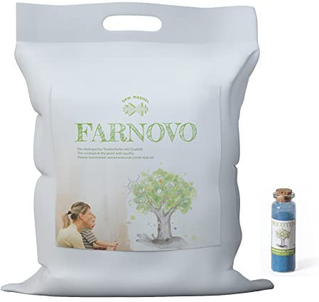 Farnovo Farbe trockene Innenwandfarbe (blaue Lagune)