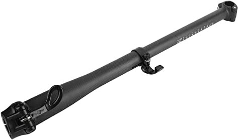 Naroote Klapprad Vorbau Schnellspanner, Praktischer Leichter Verschleißfester Carbon-Faser-Schnellspanner-Fahrradvorbau mit Hoher Festigkeit für 25,4-mm-Lenker Zum Austausch (3K-Matt)