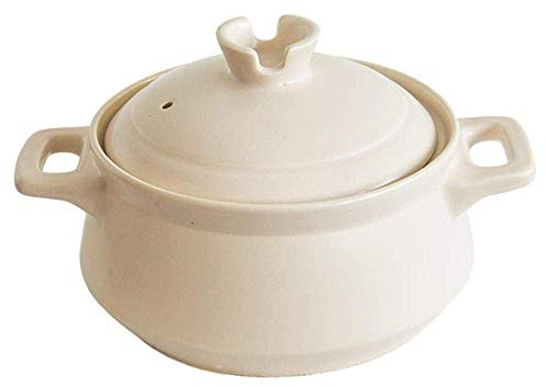 Olla de Terracota Olla de Terracota Cazuela de cerámica Cazuela de cerámica - Eficiente en energía Saludable y Duradera (Capacidad 2500ml)