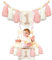 Handgefertigtes Boho-Hochstuhl-Banner zum 1. Geburtstag, Party-Dekoration für Mädchen, Babyparty, Wandbehang, dekorativ für Kinderzimmer
