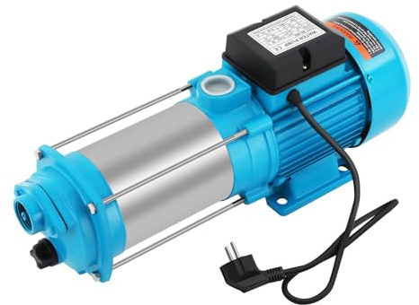 1300W/2200W/2500W Profi Kreiselpumpen, Kreiselpumpen, Gartenpumpen, Hauswasserwerke, Strahlpumpen, 4000L/H. (1300W)