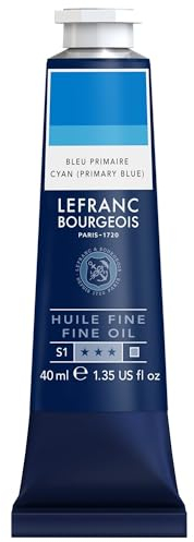 Lefranc Bourgeois Huile Fine Tube 40ml Bleu Primaire