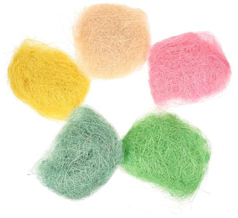 POPETPOP Pâques pour Garçons Et Filles 5 Pièces Oiseaux Décor Simulation Nid Remplissage Ensembles Décoratifs