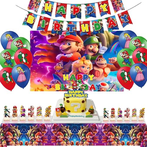 Thema Party Ballon Dekoration, Cartoon Geburtstag Party Dekoration, Kinder Geburtstag Party Decoration, Geburtstag Dekoration Set, Cartoon Party Luftballon für Geburtstagsfeie