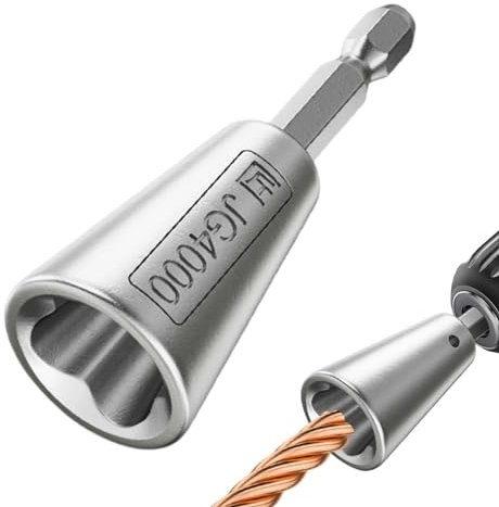 Hugsweet Wire Twisting Tool for Drill | Small Wire Stripper Tool | Wire Stripper Tools for Drill Drivers, Electrician Quickly Twisting Tool for Wiring Work