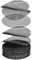 UTXN 50-Piece Flower Pot Mesh Pad - 4x4 Inch Drainage Mesh for Bonsai & Potted Plants - Indoor/Outdoor