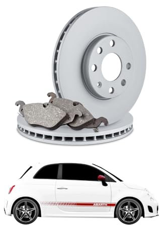 KIT FRENI ANTERIORI (PASTIGLIE E DISCHI) per ABARTH 500/595/695 1.4 120 kw anno 2016-2023