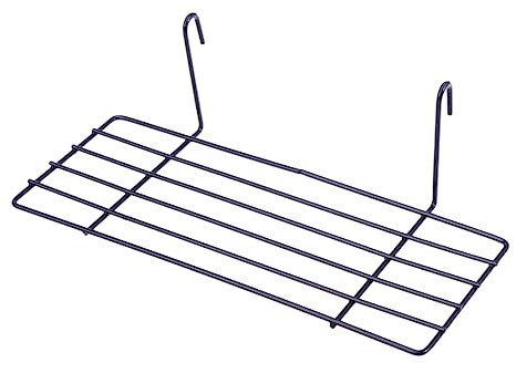 IMIKEYA Estante Rejilla Metálica Negra para Almacenamiento y Organización Paneles Grid para Cocinas Baños y Armarios