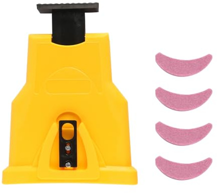 Sarini Affilatrice Universale per motoseghe Strumento Portatile per affilatura Rapida per Guide per Catene da 14 a 20 Pollici Kit di affilatura per motoseghe Leggero e Facile da Usare