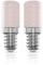 LUTW Fridge Bulb E14, 3W Equivalent 30W Halogen, E14 LED Light Bulb Warm White 2700K, SES Bulb LED for Refrigerator, Cooker Hood, Sewing Machine, Salt Lamp, Non-Dimmable, Pack of 2