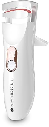 Rio Wow LASH PRO Heated Eyelash Curler, LED Display, Rechargeable, 3 Temperature Modes, Smart Silicone Heating Pads, 10s Quick Heat-Up, Lash Curler Long Lasting Results All Lashes and Eye Shapes
