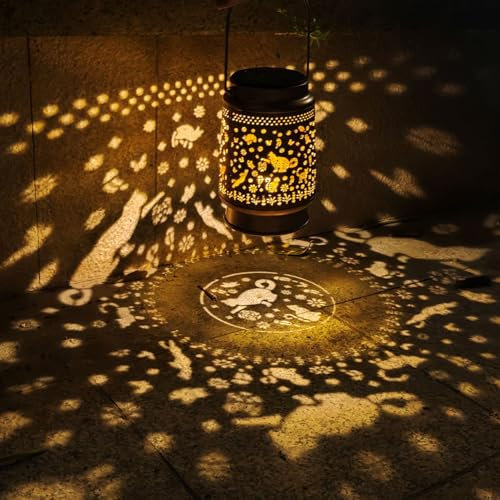 Xugenxes Cat Solar Light Outdoor Waterproof, Hanging Solar Light, Suitable for Patio, Lawn, Tabletop, Path, Landscape, Garden Decoration, cat Lover Gifts (cat)