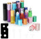 Zikenis 18 Piezas Botellas Roll On Cristal, 10ml 5ml Color Botellas de Aceite Esencial con Roll-on Bola de Acero Inoxidable Abridor de Botellas Embudo Gotero, para Aceites Esenciales, Perfumes, Masaje