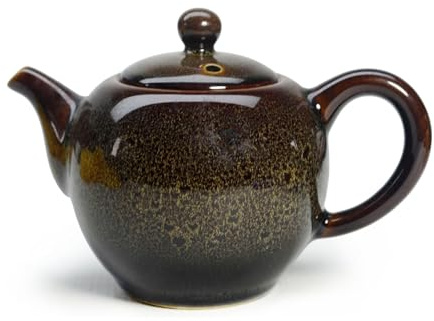 Teiera in porcellana da 260 ml, tradizionale cinese, colorata, smaltata, teiera per set da tè Gongfu