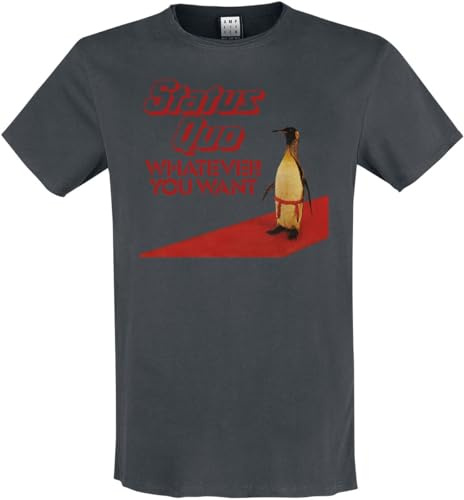 Amplified Status Quo Collection - Whatever Penguin Männer T-Shirt Charcoal L
