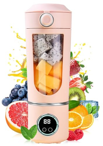 Portable Blender, 700ml Personal Blender Mini Smoothie Maker with 12 Blades