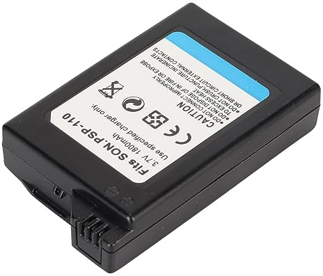Generic Batterie de Remplacement pour Console de Jeu 110, 1800 MAh, Alimentation Supplémentaire au Lithium-ION pour Légère et Portable pour Les Voyages d'affaires