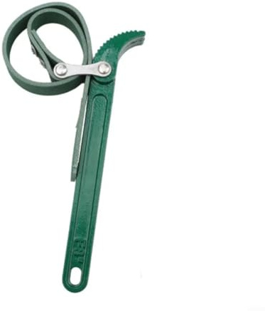 Oil Filter Belt Wrench With Adjustable 8/12in Nylon Strap And Steel Handle For Cars, Tractors, Shower Heads, And PVC Seal Removal(8)