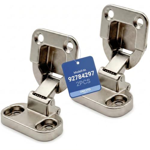 Hoover Candy Integrated Washing Machine Cabinet Door Hinge Kit Compatible Replacement for 92784297 (2 Pack)