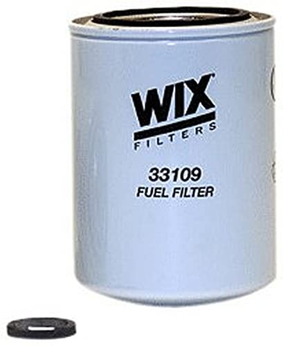WIX 33109 Fuel Filter Replacement Compatible with Cummins Engines - Extended Life (10 Micron)