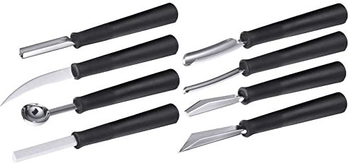Contacto Edelstahl Schnitzmesser-Set, 8-teilig