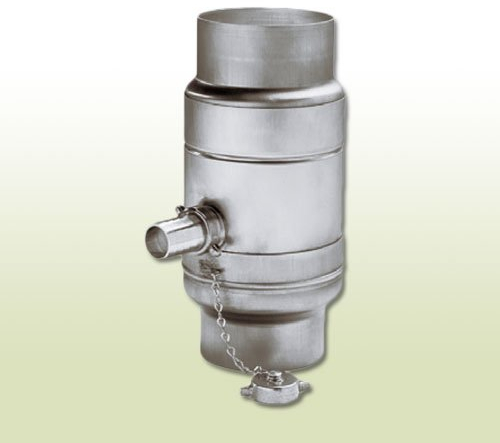 Aluminium Regenwassersammler DN 80 mit Schlauchpaket