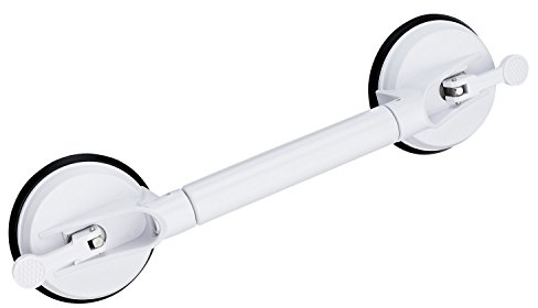 RIDDER Assistent A0150301 Reisesauggriff, Haltegriff, Wannengriff mit Sauger, ausziehbar von ca. 44,5 – 57,5 cm, weiß