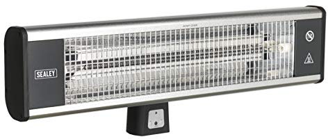 Sealey, High Efficiency Carbon Fibre Infrared Wall Heater, 1800W/230V - IWMH1809R