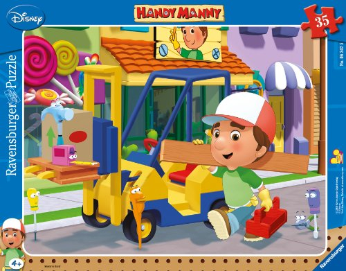 Ravensburger 06347 - Disney Handy Manny & Dusty - 35 Teile Rahmenpuzzle