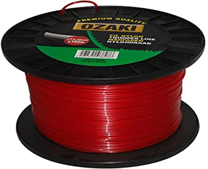 Greenstar 3832 Bobine fil nylon rond Ozaki 180 m x ø 2,40 mm, Rouge
