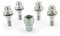 H&R Juego de Tornillos Antirrobo M12x1.25x36mm Plano - 4 Tornillos Antirrobo Incl. Adaptador