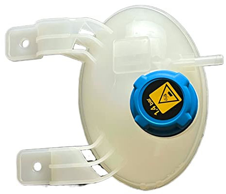 Star Vaschetta Serbatoio Acqua Radiatore completa di TAPPO compatibile con FIAT 500 L - Plastica, Naturale, Ricambio per Motore, Tank, Compatibile con Autovettura