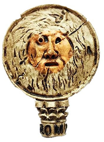 Bocca della verità Roma Italien, Kunstharz, 3D-Kühlschrankmagnet, Souvenir, Touristengeschenk, chinesischer Magnet, handgefertigt