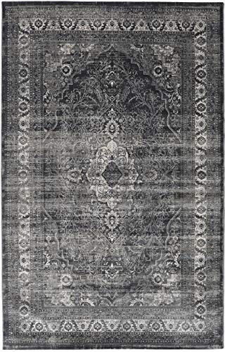 RugVista Jacinda, Teppich, Moderne Teppiche, 300 x 200 cm, Rechteckig, Mittlerer Stapel, Wohnzimmer, Esszimmer, Schlafzimmer, Küche, Nur chemische Reinigung, Oeko_tex_100, Charcoal