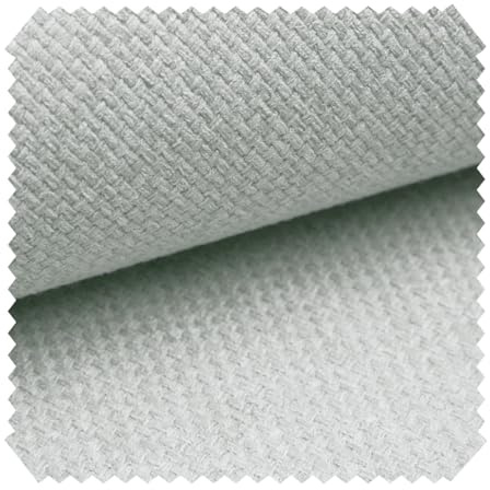 NOVELY® GRANA - Melierter Webstoff - Leicht Grob Gewebter Möbelstoff - Robuster Polsterstoff aus Oxfordbindung - Pflegeleichte Meterware 1lfm | Farbe: 17 Hellgrau