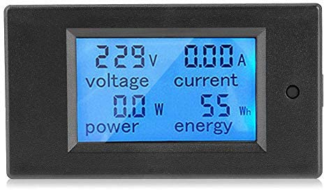 Pannello digitale LCD 100 A 80-260 V Voltmetro Amperometro Multimetro Tester Misuratore di Tensione in kWh e W