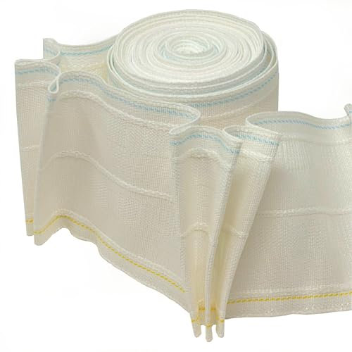 Roomserve Pinch Pleat Curtain Tape - 4 Woven Pocket - 10M