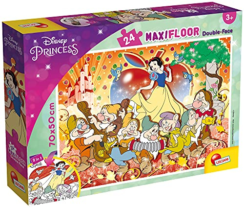 Liscianigiochi - Disney Puzzle DF Maxi Floor 24 Biancaneve Puzzle per Bambini, 86634